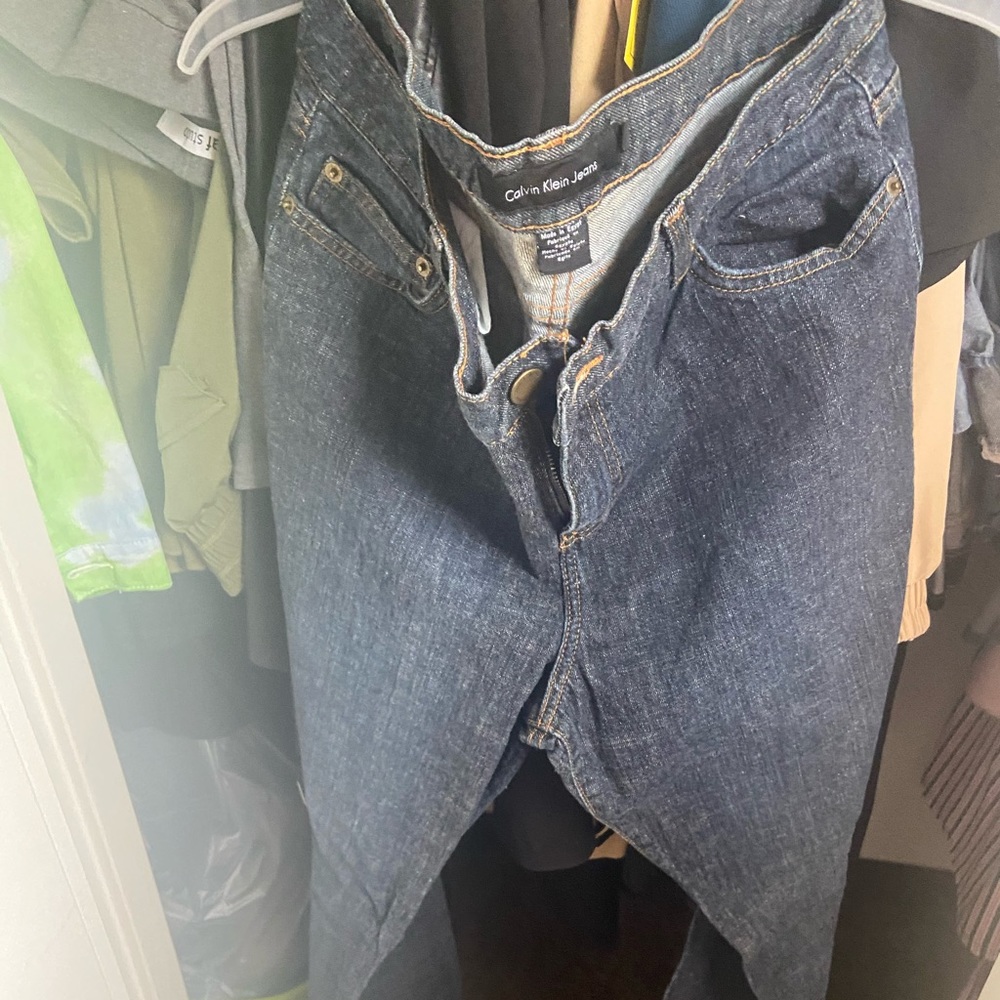 Calvin Klein boot leg jeans